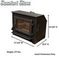 thumbnail image 6 of Comfort Glow Wood Burning Fireplace Insert, Heats up to 1200 sq ft. Fits 18" Logs - CGWI1800, 6 of 6