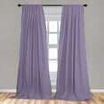 thumbnail image 5 of Ambesonne Geometric Curtains, Winter Inspirations, Pair of 28"x84", Lavender Black White, 5 of 5