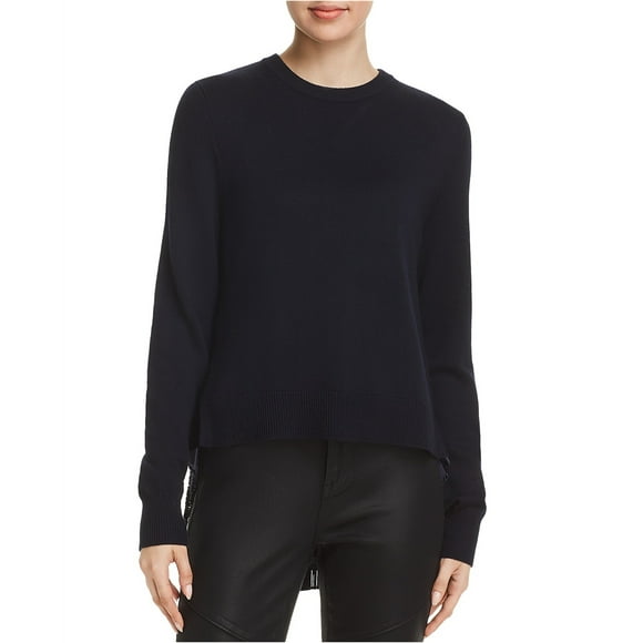 Elie Tahari Womens Calla Mélanged Media Pull-Over, Bleu, X-Small