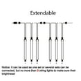 thumbnail image 5 of Kwaiffeo Christmas Lights Outdoor, Meteor Shower Lights Falling Rain Lights 12 inch 8 Tube Snow Falling Icicle Cascading Lights for Xmas Tree Halloween Decoration Wedding Party, UL Plug, White, 5 of 11