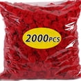 thumbnail image 2 of 2000/100 piezas de pétalos de rosa artificiales de imitación de colores, pétalos de rosa de seda para el día de San Valentín, bodas, fiestas, decoración romántica, 2 of 5