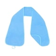 thumbnail image 2 of Bufanda babero para adultos, práctica y moderna para comer, impermeable y versátil. Azul claro, 2 of 9