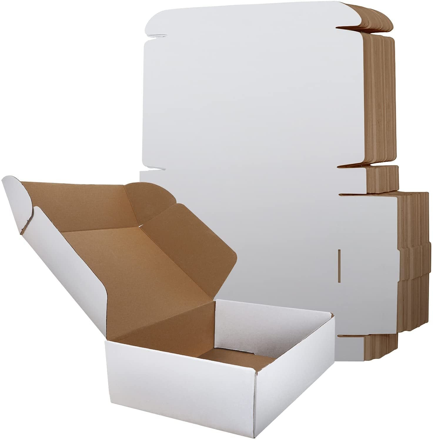 20 x 11 3/8 x 5 1/2 White 10/Bundle Corrugated Carrying Cases 