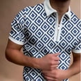 thumbnail image 1 of Plaid Polo camisa de los hombres Casual de talla grande manga corta Top foto Color S MABOTO PLS-10 L, 1 of 3