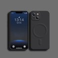 thumbnail image 2 of Liquid Silicone Case For iPhone 15 14 13 12 11 Pro Max Mini Plus X Xs XR Max Phone Magnetic Wireless Charging For Magsafe Cover, 2 of 5