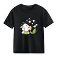 thumbnail image 6 of Short Sleeve Shirts for Children Boy Girl Summer Fall Crewneck Graphic Easter Egg Kawaii Animal Bunny Tops Blouses Shirts Kid 2026 Clothes Fashion, 6 of 6