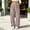Khaki, variant on Women Sweatpants Leopard Fleece Cozy Lounge Trousers Wide Leg Pants for Women