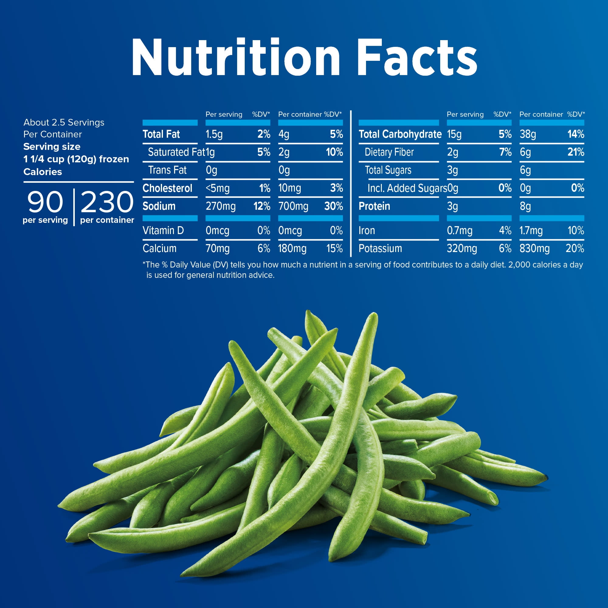 Birds Eye Steamfresh Parmesan Garlic Roasted Red Potatoes & Green Beans, Frozen Side, 10.8 oz. Bag