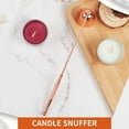 thumbnail image 4 of Ensemble d'Accessoires de Bougie 4 en 1, Coupe-Mèche, Coupeur, Kit d'Étanchéité, Trempette pour Amoureux des Parfums, Outils de Soin, Cadeau de l'Action de Grâce de Noël, Cadeau Idéal (Or Rose), 4 of 7