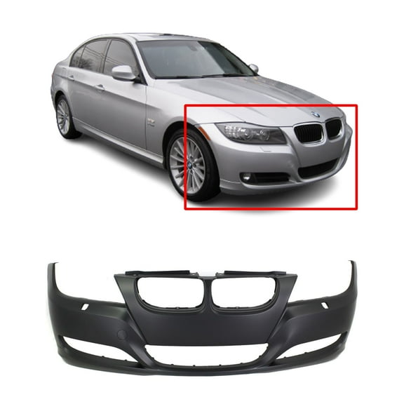 DCP Front Bumper Cover For 2009-2012 BMW 3-Series Primed 51117226711 BM1000211