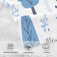 thumbnail image 5 of Yayeee 100% Cotton Hand Towels for Bathroom 16" x 28" Soft Absorbent Kitchen Towel, Simple Cartoon Snowmen, 5 of 7