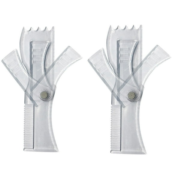 LHWEN All-In-1 Adjustable Rotating Beard Shaping Template Stencil for Men Beard Comb Symmetry Tool for Cheek Neck Chin Line Ergonomic Design ABS Material Perfect Gift for Father's Day Husband