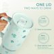 thumbnail image 4 of Vaso SANDJEST de acero inoxidable de 40 oz con aislamiento y asa, 4 of 8