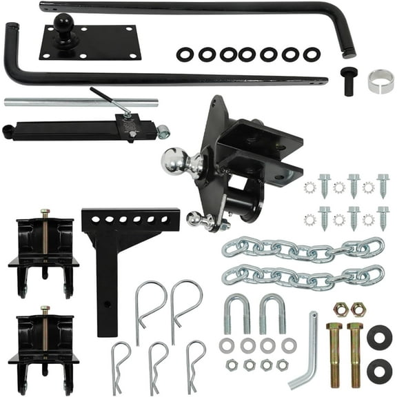 OTTULUR 1200lb RV Weight Distribution Hitch with Adjustable Sway Control with 2-5/16 Inch Ball Sway Control