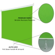 Pull Down Green Screen 55 x 82 Inches Chromakey Studio Backdrop Portable Background