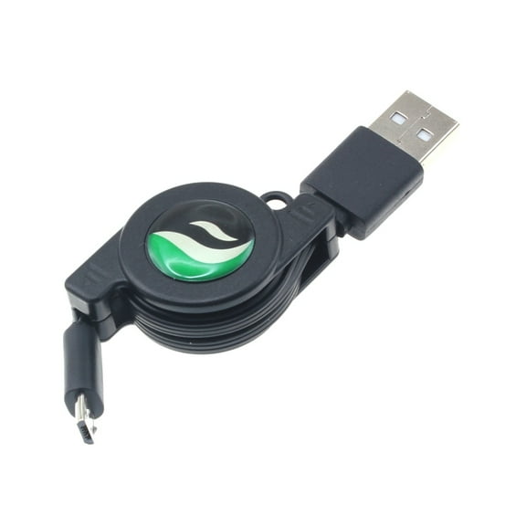 Retractable USB Cable MicroUSB Charger Power Cord P2A for Samsung Galaxy Tab S2 9.7 S 8.4 SM-T700 NOOK 8.0 (SM-T710) E NOOK 9.6 (SM-T560) 4 NOOK 7.0 (SM-T230) A 10.1 (2016) 3 8.0 7.0 Sky, S7
