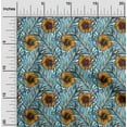 thumbnail image 2 of oneOone Cotton Flex Mustard Yellow Fabric Tropical Sewing Craft Projects Fabric Prints By Yard 40 Inch Wide, 2 of 5