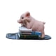 thumbnail image 5 of Figura de cerdo de resina Escultura de cerdo de resina Adorable Cerdo en miniatura coleccionable Jardín Estilo B 9x6x8cm, 5 of 9