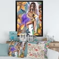 thumbnail image 3 of Designart 'Tropical Amazon Warrior Woman ' Traditional Framed Art Print, 3 of 4