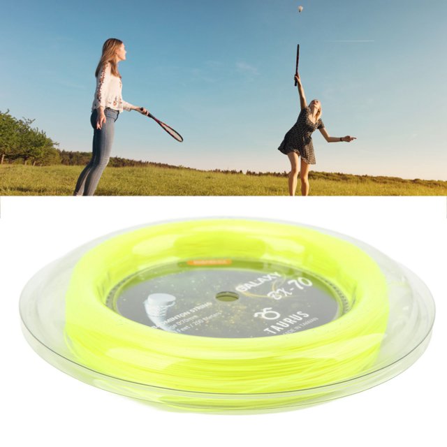 Professionals Badminton Racket String 0.7mm 200m Coil Replacement Parts, High Elasticity Bright Color
