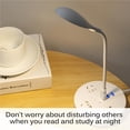 thumbnail image 2 of Mini Luz De Mesa 16 Led Usb Alimentado Blanco Con 3 Iluminación Lámpara Flexible Poste Lámpara De Lectura Escritorio Luz De Noche Para El Hogar Oficina Viaje Scienceny HA020305-00, 2 of 7