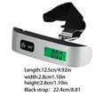 thumbnail image 3 of Cyber_&Monday cuyhtdup Travel Easy Scale 50kg Portable Hheld Scale, High-Precision Luggage Weighing Solution for Household Use, Features Accurate Sensor Technology Comfortable Rubber-Textured Hle, 3 of 7