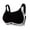 Black, variant on Iugvhana Women's Seamless Bras Full Coverage Wireless Bra Wide Straps Push Up Bras Anti-Sagging Breathable Everyday Adjustable Bra Red L