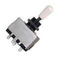 thumbnail image 3 of Interruptor selector de pastilla Hugo para guitarra 3 vías Blanco, 3 of 7