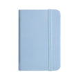 thumbnail image 3 of 2 Pcs Mini Leather Pocket Notebook Small Hardcover Notebook Hardcover Mini Notepad Tiny Lined Journal Small Pocket Notebook Mini Journal Notepad for Office Home Writing Supply, 3"x4.3"， Light Blue, 3 of 6