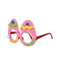 thumbnail image 6 of Funny Easter Glasses Novelty Party Sunglasses Costume Props for Easter Party Photo Booth Decorations(Multicolor), 6 of 6