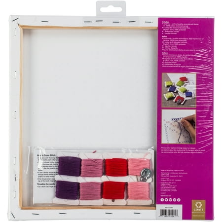 Anchor Big Stitch Art Cross Stitch Kit 12"X12"-Seashell Stamped On