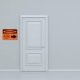 thumbnail image 5 of ADA CENTRAL SIGNS - OSHA Warning Please Use Other Door Sign with Right Arrow - ADA Compliant Digitally Printed Text Wall Sign - Fire Safety Evacuation Signs for Warehouse, Work Site Plastic 10” x 7”, 5 of 7