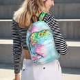 thumbnail image 7 of Balery Dragonfly Floral Vintage Canvas Backpack for Men and Women - Large Capacity, Durable Travel Laptop Bag for School, Work, Hiking, and Outdoor Activities, 7 of 7