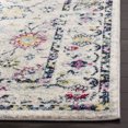 thumbnail image 3 of SAFAVIEH Madison Kirsteen Floral Bordered Area Rug, Light Grey/Fuchsia, 6' x 9', 3 of 7