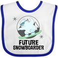 thumbnail image 3 of Inktastic Snowboarding Future Snowboarder Childs Boys or Girls Baby Bib, 3 of 4