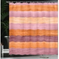 thumbnail image 3 of Ambesonne Rustic Shower Curtain, Easter Woods Holiday Print, 69"Wx70"L, Dark Orange, 3 of 4