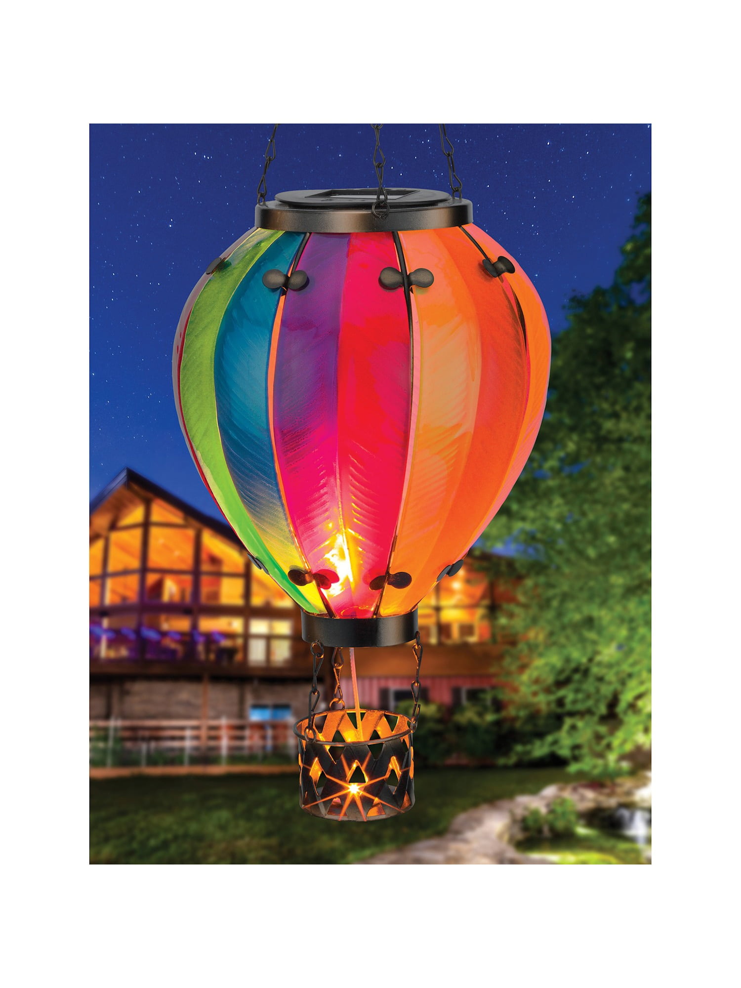 SentoSphere USA Art & Creations 3D Art - Hot-Air Balloons and Lanterns