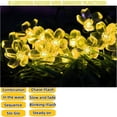 thumbnail image 2 of FASTBIRD Fairy Flower String Lights Outddor Decorative Lights 23 Feet 50LED Lighting for Christmas Halloween Wedding Party Indoor Outdoor Bedroom Decorations (Warm White), 2 of 7