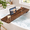 Walnut-35" x 9" x 2.5", variant on 35" L Bathtub Tray With Accessories Holders Fits Tubs