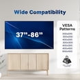 thumbnail image 4 of VIVO No Stud TV Wall Mount for Drywall, Fits 37 to 86 inch Screens, 4 of 8