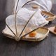 thumbnail image 4 of Cesta de picnic de bambú tejida a mano resistente al polvo con colgante para frutas, verduras y pan, 4 of 5