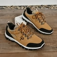 thumbnail image 5 of CAICJ98 Mens Running Shoe Lightweight Casual Shoes Leather Walking Shoes Breathable Comfortable Sport Sneakers for Men Brown,12, 5 of 7