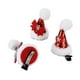 thumbnail image 5 of 3 pinzas para el pelo navideñas de material premium, superficie lisa, suaves y cómodas, diseño único, horquillas para el pelo con gorro de Papá Noel., 5 of 14