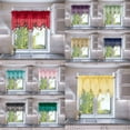 thumbnail image 3 of 1PC WAVE WATERFALL VALANCE SWAG WINDOW CURTAIN W/TASSEL TRIM CASCADING FAUX SILK, 3 of 4