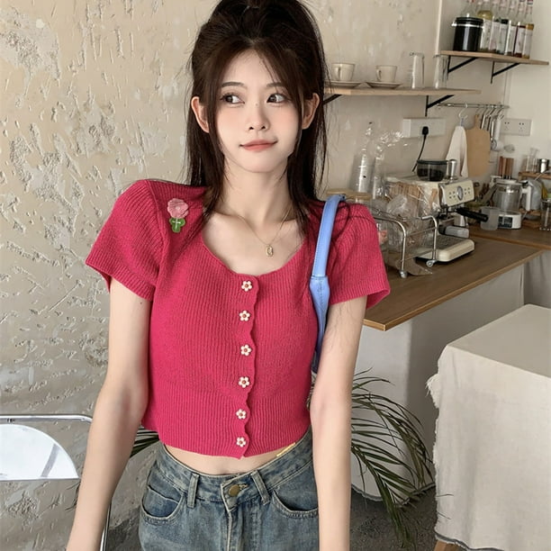 Blusas tipo sueter corto hotsell