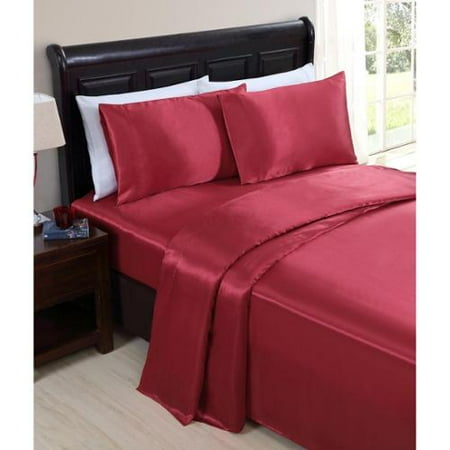 VCNY Celesta Satin Sheet Set Twin - Gold - Walmart.com