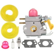 HIPA Carburetor + Tune Up Kit Spark Plug for Craftsman Poulan Weedeater MX550 MX557 P1500 P2500 P3500 TE475 TE475Y