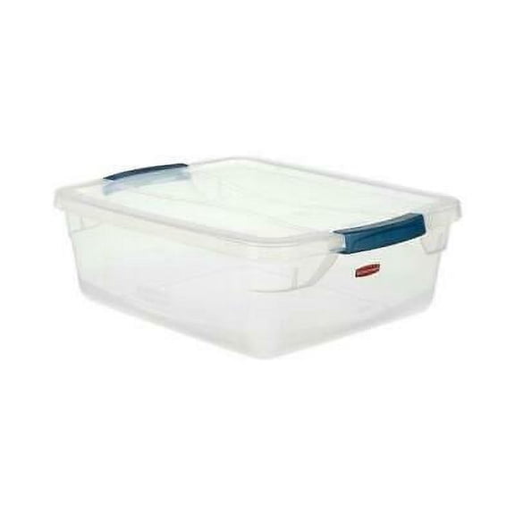 Rubbermaid RMCC160000 Clever Store Storage Container, 16 Quart
