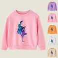 thumbnail image 1 of QIPOPIQ Girls' Active Pullover Size 3-14 Years Kids Clothes Clearance, 1 of 8