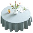 thumbnail image 1 of Nappes en Microfibre Imperméables, Nappes Rondes pour Extérieur et Intérieur, 1 of 5